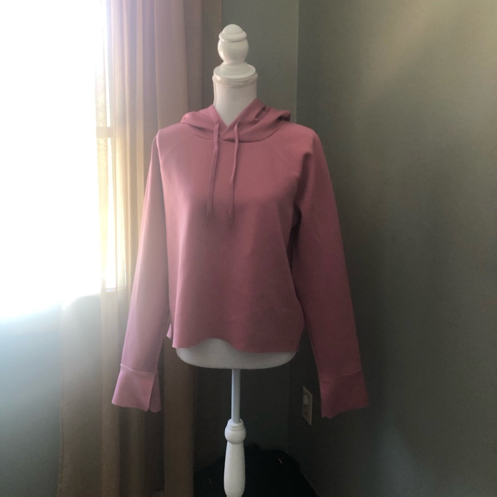 Calia cropped pink hoodie